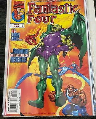 Buy  Fantastic Four-No 19-July 1999 - Marvel Comic-Annihilus Will Have Revenge -Mint • 2.80£