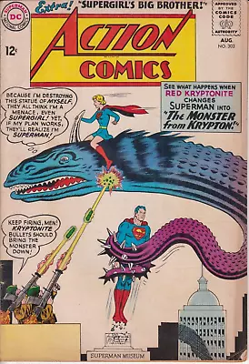 Buy Action Comics #303, DC Comics 1963 VG 4.0 Red Kryptonite Transforms Superman! • 15.81£