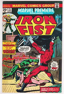 Buy Marvel Premiere #23 Very Fine Plus 8.5 Iron Fist Colleen Wing Warhawk 1975 • 24.10£