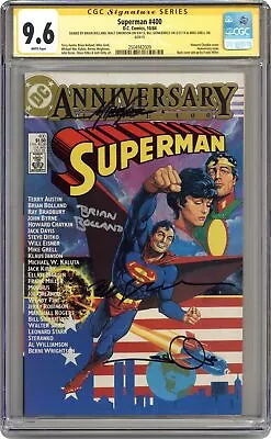 Buy Superman #400 CGC 9.6 SS Bolland/Simonson/Sienkiewicz/Grell 1984 2504942009 • 403.76£