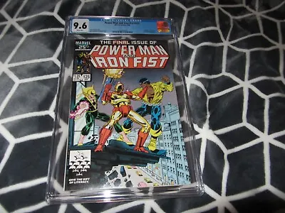 Buy Power Man & Iron Fist 125 CGC 9.6, Low Print Run, Final Issue -Marvel 1986 (J/D) • 70.45£