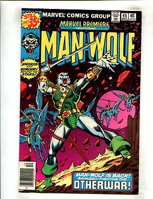 Buy 2pc Marvel Premiere Lot (8.5 Ob) Perez, Man Wolf, #45,46!! 1978 • 7.90£
