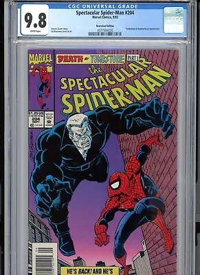 Buy Spectacular Spider-Man #204 (1993) Marvel CGC 9.8 White Newsstand Edition • 87.95£