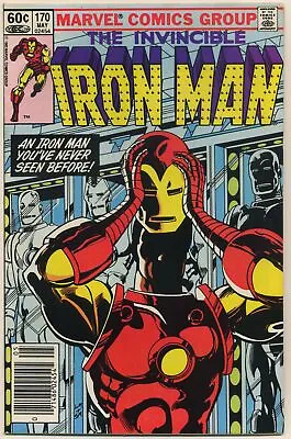 Buy Iron Man 170 NM- 1983 Marvel 1st James Rhodes Iron Man Newsstand Luke McDonnell • 39.98£