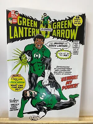 Buy Green Lantern/Green Arrow #87 1st App John Stewart 2024 Facsimile On Newsprint! • 4.01£