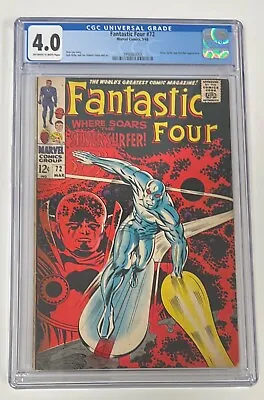 Buy Fantastic Four #72  (Marvel, 3/68) CGC 4.0 Classic Silver Surfer Cover • 86.92£