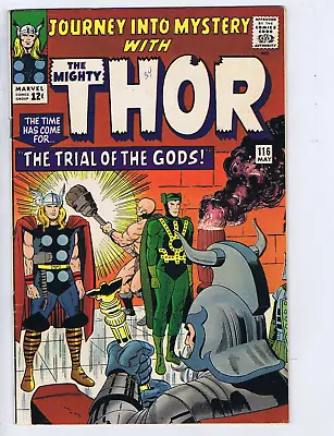 Buy Journey Into Mystery #116 Marvel 1965 '' The Trial Of The Gods ! '' • 95.94£