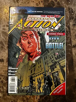Buy Action Comics #7 (DC Comics, 2012) Combo Pack Variant Cover • 3.21£