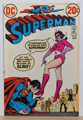 Buy SUPERMAN #261 DC Comics 1973 FN/VF 7.0 Nick Cardy Star Saphire Cover • 67.19£