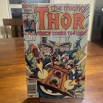 Buy The Mighty Thor # 371 Newsstand ISSUE 1st App. Justice Peace Marvel Comics 1986 • 7.90£
