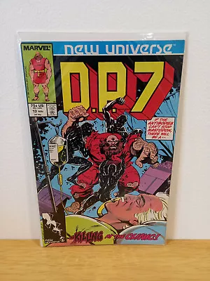 Buy D.p.7 Vol. 1 No. 13 - Marvel Comics 1987 - Bagged And Boarded • 0.99£
