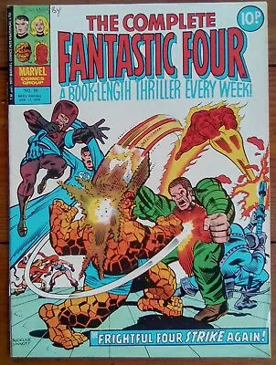 Buy The Complete Fantastic Four 16, Marvel Uk Weekly, 11 January 1978, Fn • 3.99£