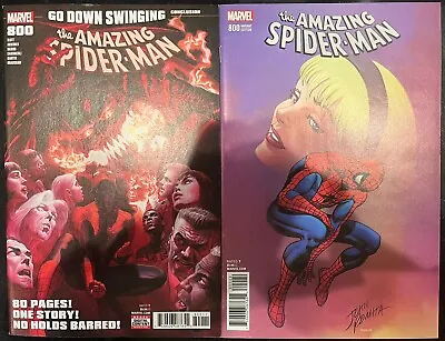 Buy Marvel Comics AMAZING SPIDER-MAN #800 2018 Cover A & ROMITA SR VARIANT NM • 7.99£