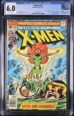 Buy X-Men 101 CGC 6.0 1st Phoenix Appearance & Origin Cockrum Cover 1976 • 347.78£