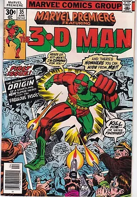 Buy Marvel Comics Marvel Premiere #3 April 1977 1st App 3-d Man Same Day Dispatch • 12.99£