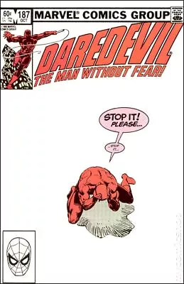 Buy Daredevil #187 FN- 5.5 1982 Stock Image Low Grade • 4.43£