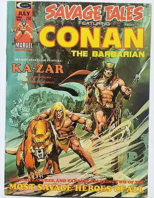 Buy Savage Tales 5 Marvel 1974 Curtis Comic Magazine Vfn • 24.99£
