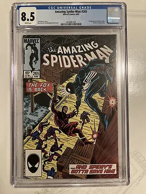 Buy The Amazing Spider-Man #265 (Jun 1985, Marvel) CGC 8.5 (White Pages) • 33.13£