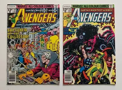 Buy Avengers #174 & #175 (Marvel 1978) FN- / FN+ Condition Bronze Age Issues. • 14.62£