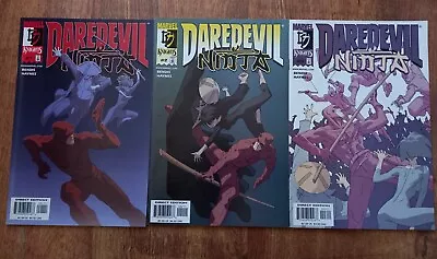 Buy DAREDEVIL: NINJA #1-3 (Bendis/Haynes) Marvel Comics 2000 Complete Set VFN  • 8£