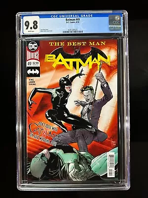 Buy Batman #49 CGC 9.8 (2018) - The Best Man - Mikel Janin - Catwoman Wedding Day • 63.32£