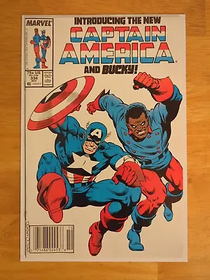 Buy Captain America 334 Newsstand 1987 Marvel 1st Lamar Hoskins Bucky Zeck Cover VF • 4.74£