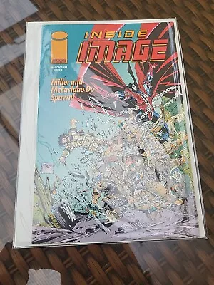 Buy INSIDE IMAGE #1 1993 McFARLANE SPAWN PREVIEW COMIC • 10£