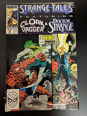 Buy Strange Tales #19, 1988, Marvel Comic, Dr Strange, Cloak And Dagger FREE UK POST • 5.49£