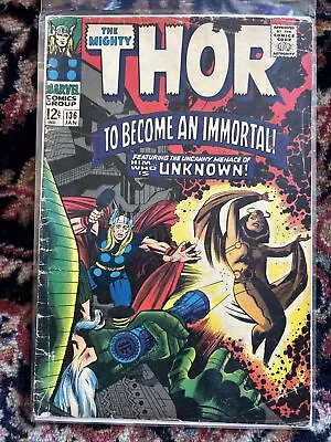 Buy The Mighty Thor # 136 GD/VG (1967) 1st Lady Sif As An Adult Marvel Silver Age • 9.49£
