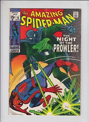 Buy Amazing Spider-Man, The #78 FN; Marvel | 1st Appearance Of The Prowler • 296.47£