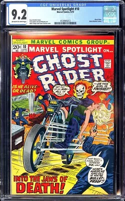 Buy Marvel Spotlight #10 CGC 9.2 (1973) Ghost Rider! 1st App Of Witch-Woman! L@@K! • 538.26£