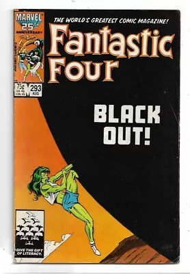 Buy Fantastic Four #293 John Byrne FN (1986) Marvel Comics • 2.25£
