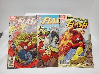 Buy The Flash # 196; 198; 200 - 1st Appearance Of Hunter Zolomon As Zoom DC 2003 • 6.35£