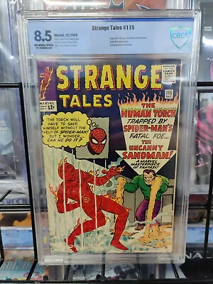 Buy Strange Tales #115 (1963) - Cbcs Grade 8.5 - 2nd Appearance Of Sandman! • 1,340.32£