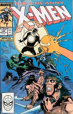 Buy Uncanny X-Men #249 Vol 1 (1989) KEY *1st Appearance Of Whiteout* - High Grade • 7.20£