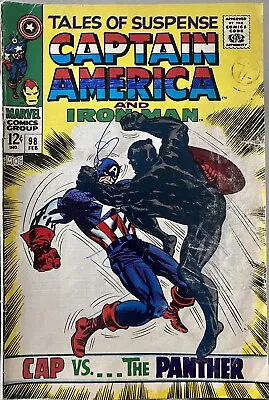 Buy Tales Of Suspense #98 Black Panther Captain America  (1968) • 20£