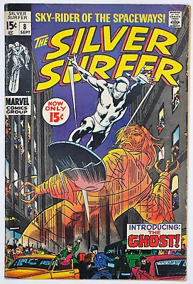 Buy The Silver Surfer #8 1969 5.0 VG/FN 1st App Ghost/Flying Dutchman! Mephisto App! • 20.59£