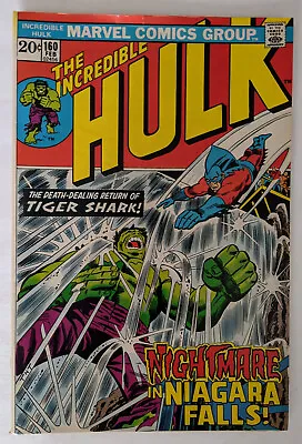 Buy The Incredible Hulk # 160 (1973) Bronze Age Marvel Comic, VFN- • 15.81£