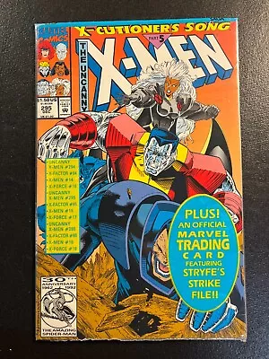 Buy Uncanny X Men 295 Polybagged With Trading Card Wolverine  V 1 Cable Bishop • 7.99£