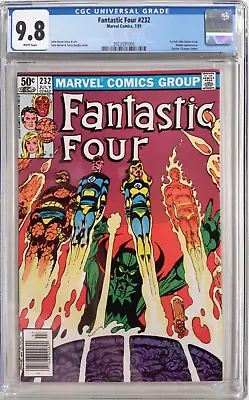 Buy 4️⃣fantastic Four #232 Cgc 9.8*1981 Marvel*1st John Byrne Issue*newsstand*1005🔥 • 186.01£