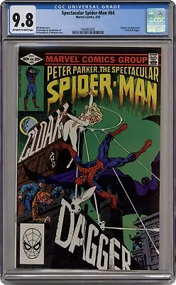 Buy Spectacular Spider-Man Peter Parker #64D CGC 9.8 1982 1464925021 • 798.51£