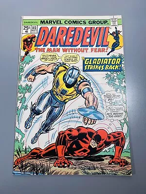 Buy Daredevil #113 VF+ (8.5) Vol 1 1974 1st App Death Stalker 1ST PRINT MVS Intact • 23.98£
