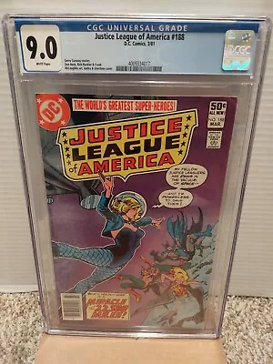 Buy Justice League Of America #188 CGC 9.0  DC Comics  1981  Batman & Black Canary   • 43.38£