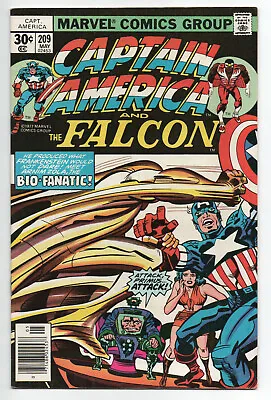 Buy Captain America #209 (1977) VG+ 1st Full App Of Arnim Zola • 15.85£