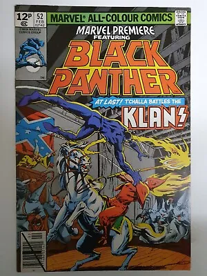 Buy Black Panther Marvel Premiere #52 1979  Black Panther Vs Ku Klux Klan  • 7£