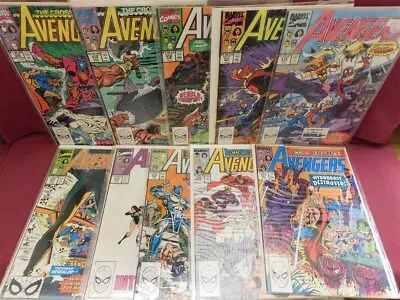 Buy Avengers 311 312 313 314 315 316 317 318 319 320 Marvel Comic Run 1989 Vf+ • 39.96£