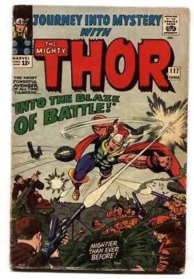 Buy Journey Into Mystery #117 1965-SILVER AGE MARVEL--THOR--JACK KIRBY VG- • 32.26£