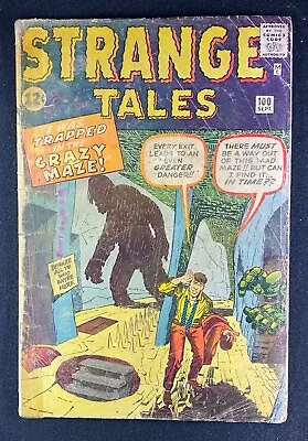 Buy Strange Tales (1951) #100 PR (0.5) Jack Kirby Cover And Art • 19.74£