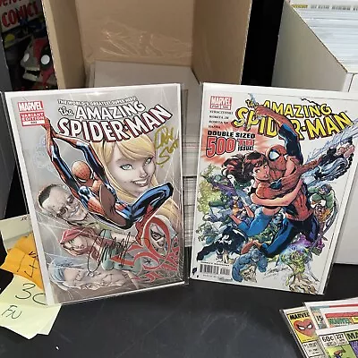 Buy Amazing Spider-man #692 50 Years Variant Signed Campbell Dan Slott • 197.24£