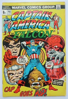 Buy Captain America And The Falcon #162 Marvel Comics UK Variant June 1973 F/VF 7.0 • 9.99£